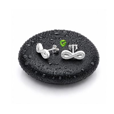 گوشواره نقره نهایت کد253