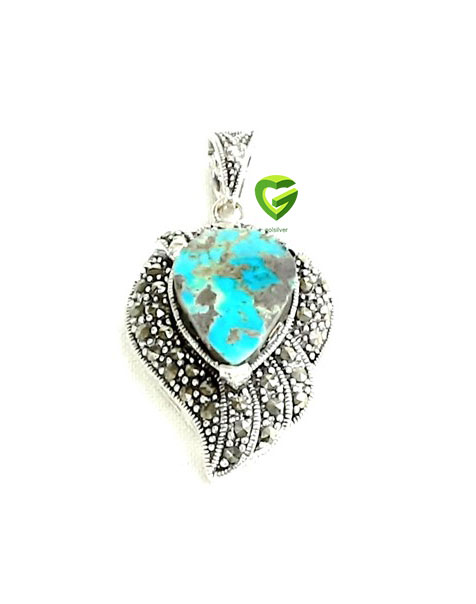 آویز نقره برگی1 کد1029 آویز نقره برگی1 کد1029