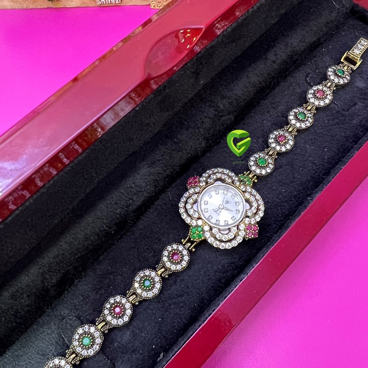 ساعت نقره گرد کد370 ساعت نقره گرد کد370