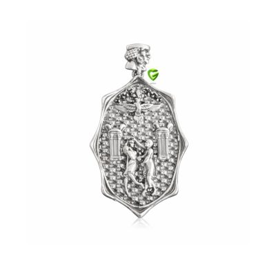 آویز نقره فروهروستون کد390