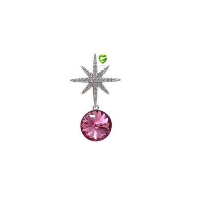 آویز نقره سواروسکی کد420