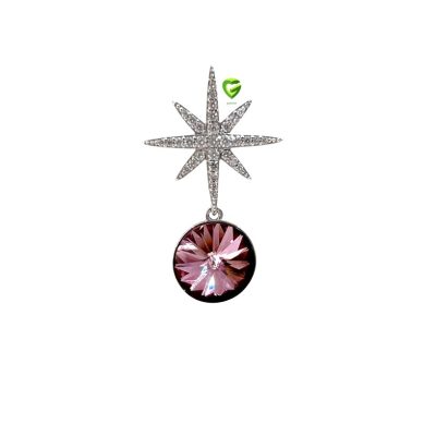 آویز نقره سواروسکی کد432