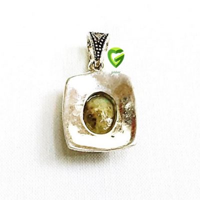 آویز نقره فیروزه‌شجر کد887