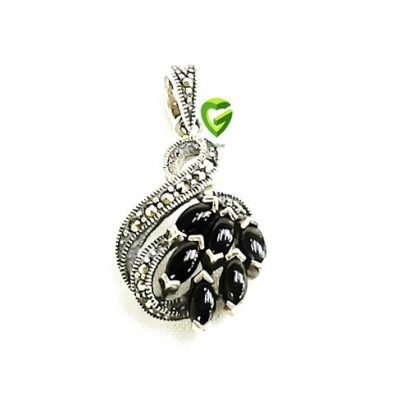 آویز نقره خوشه کد499