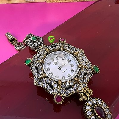 ساعت نقره مربع‌عثمانی کد1036