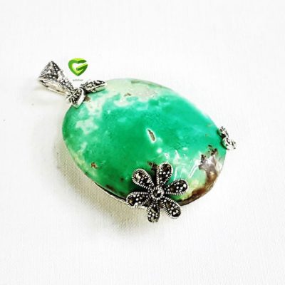 آویز نقره فیروزه کد551