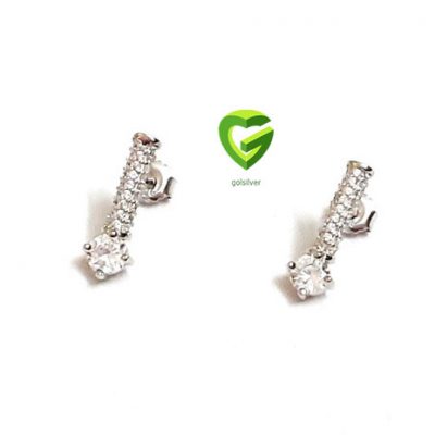 نیمست نقره آویز کد692