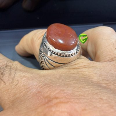 انگشتر نقره عقیق‌یمن کد561