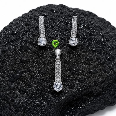 نیمست نقره آویز کد692