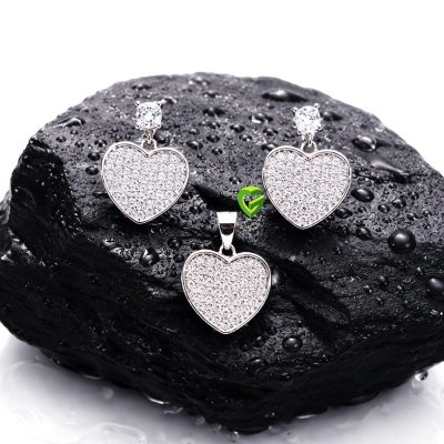 نیمست نقره قلب5 کد719