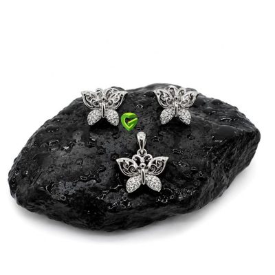 نیمست نقره پروانه کد696