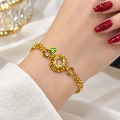 دستبند استیل شیک کد2673