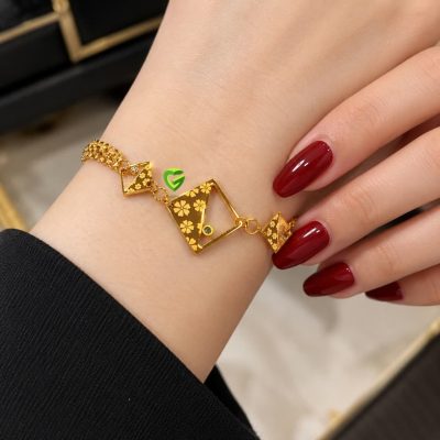 دستبند استیل لوزی کد513