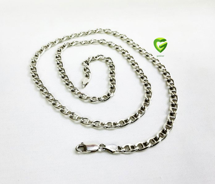 زنجیرنقره تی ایتالیا کد626 زنجیرنقره تی ایتالیا کد626