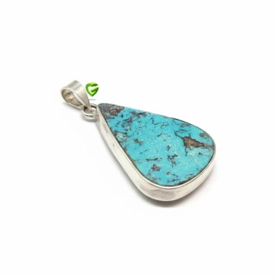 آویز نقره فیروزه7 کد907