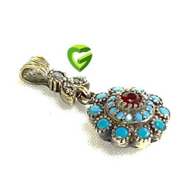 نیمست نقره عثمانی‌فیروزه کد966