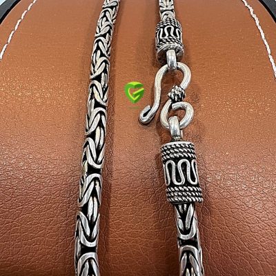 زنجیرنقره متوسط کد 1170