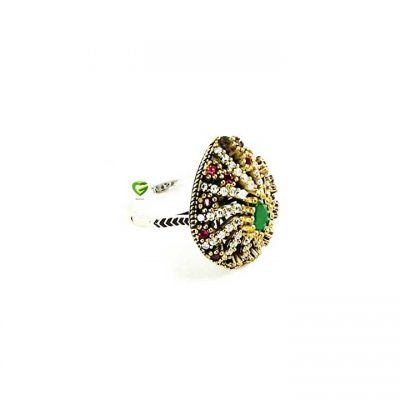 انگشترنقره عثمانی ترک2 کد1093