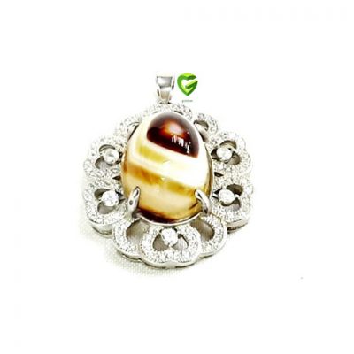 آویز نقره عقیق کد1299