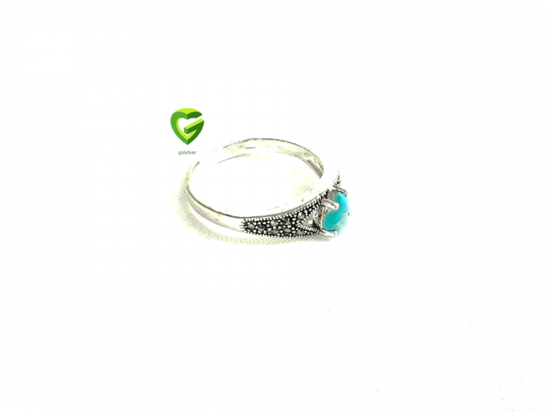 انگشترفیروزه اشک ریز کد1321