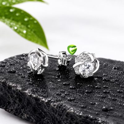 گوشواره نقره پیچ کد1523