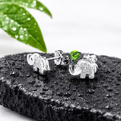 گوشواره نقره فیل کد1171