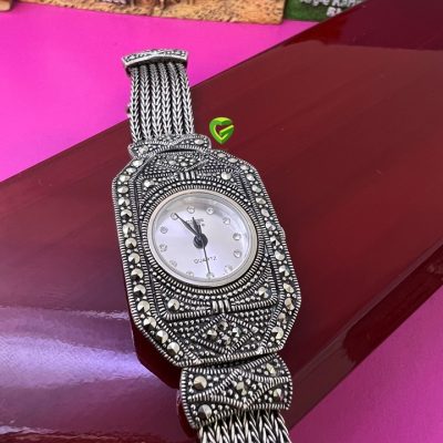 ساعت نقره مستطیل کد1048