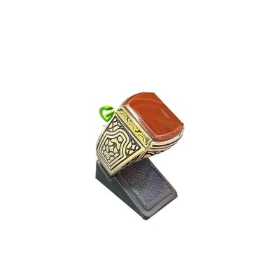 انگشتر نقره طرح‌عقیق کد1366