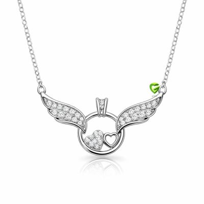 آویز نقره دوبال کد1350