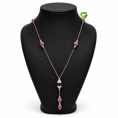 گردنبند رولباسی نقره‌باگت‌ کد1527