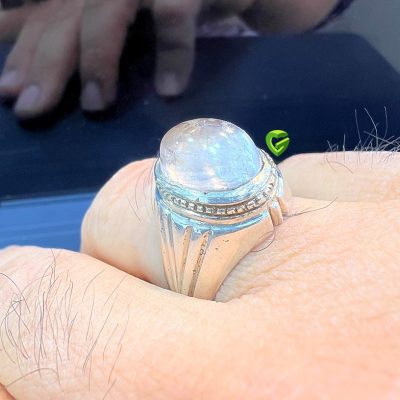 انگشتر نقره درنجف کد1566