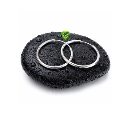 گوشواره نقره حلقه2 کد1627