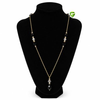 گردنبند رولباسی نقره‌زرد کد1600