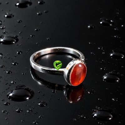 انگشتر نقره عقیق5 کد1709