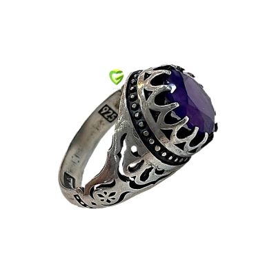 انگشتر نقره آمیتیس کد1931