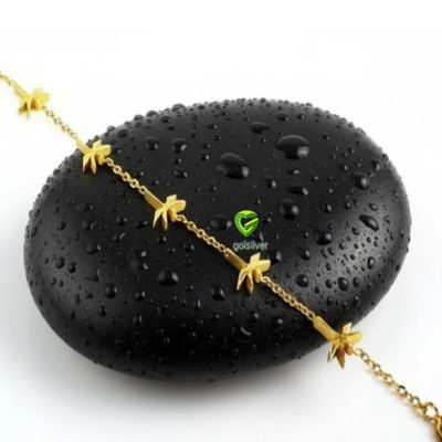 دستبند نقره سنجاقک کد1828