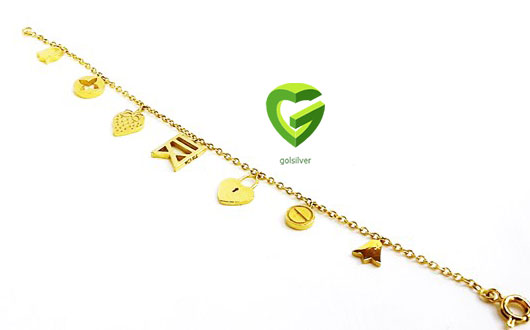 دستبند نقره زنانه کد1831 دستبند نقره زنانه کد1831