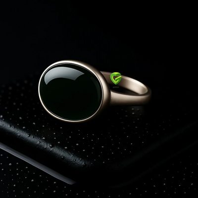 انگشتر نقره سبزصفوی کد2052