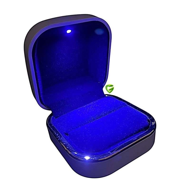 جعبه انگشتر سبز کد2098