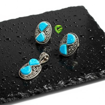 نیمست نقره زنانه کد2195