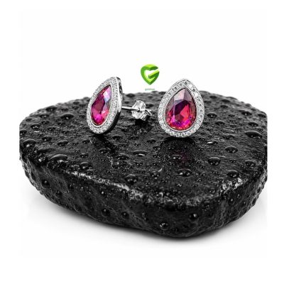 گوشواره نقره اشک کد2140