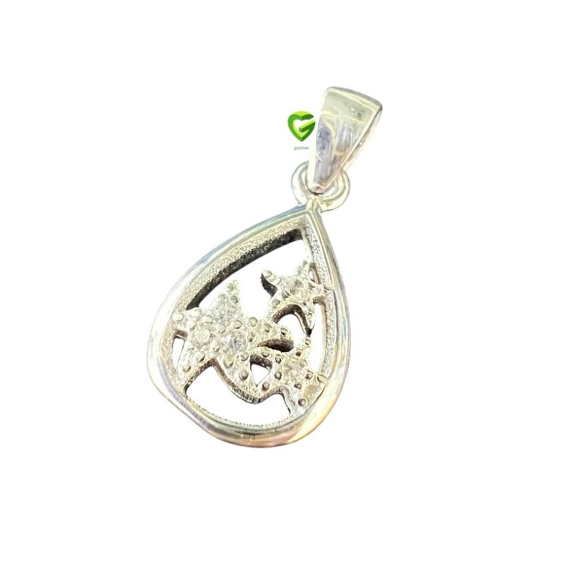 آویز نقره قطره کد2227