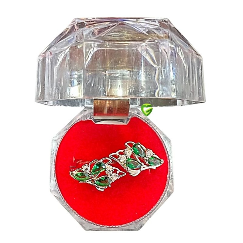 گوشواره لوزی‌سبز کد 2213