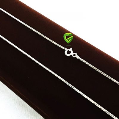 زنجیر نقره ونیزی کد2249