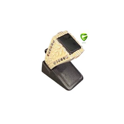 انگشتر نقره انیکس‌مشکی کد606