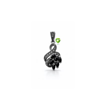 آویز نقره خوشه کد499
