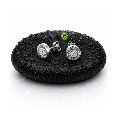 گوشواره نقره دایره کد2567