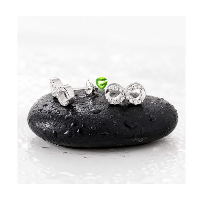گوشواره نقره نهایت2 کد2575