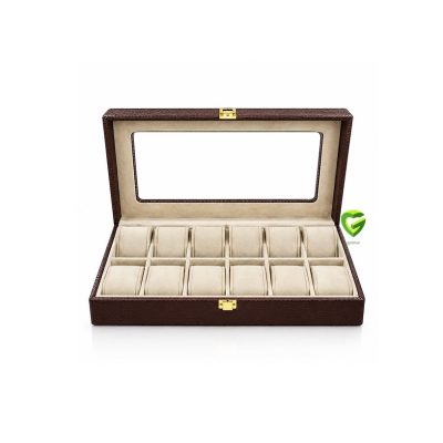 جعبه ساعت قهوه‌ای کد2627