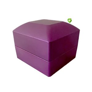 جعبه انگشتر چراغداربنفش کد2377